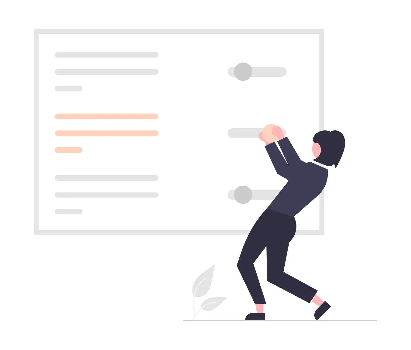 Personalized employee wellbeing program interface